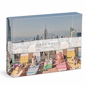Puzzle Galison Câini în New York Gray Malin 1000 piese