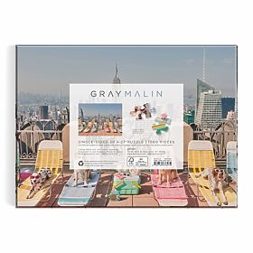 Puzzle Galison Câini în New York Gray Malin 1000 piese