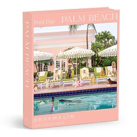 Puzzle Galison Câini la Palm Beach Gray Malin 1000 de piese