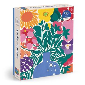 Puzzle Galison Flori Zodiac 1000 piese