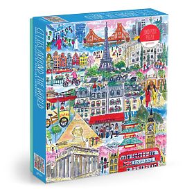 Puzzle Galison Orașele lumii Michael Storrings 1000 piese