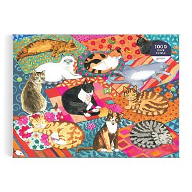 Puzzle Galison Pisici Relaxante 1000 piese