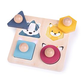 Puzzle în formă de animale Bigjigs Toys