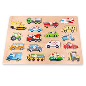 Puzzle mare din lemn Transport