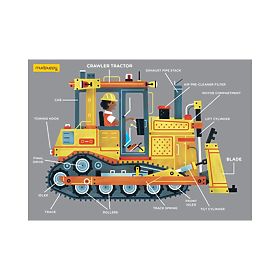 Puzzle Mudpuppy Buldozer 48 de piese, Mudpuppy