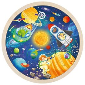 Puzzle rotund Spațiu