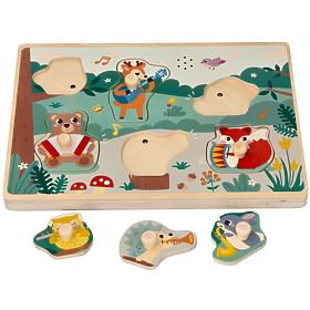 Puzzle sonor cu instrumente