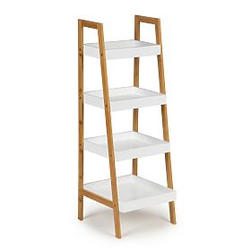 Etajeră cu rafturi Bamboo - 4 rafturi