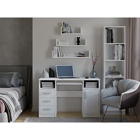 Rafturi Suspendate de Perete MOBI 3P ALB