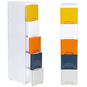 Raft cu 5 sertare extensibile pe roți ModernHome, MODERNHOME