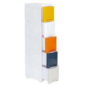 Raft cu 5 sertare extensibile pe roți ModernHome, MODERNHOME