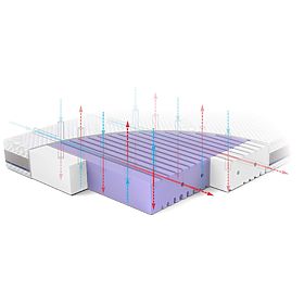 Saltea pentru pătuț ASEPTIC din spumă antibacteriană: Dimensiune - 120x60, Rücken