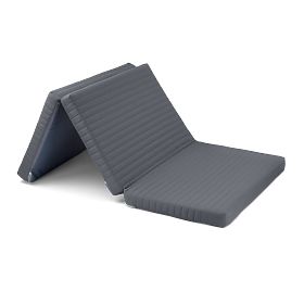 Saltea pliabilă portabilă - gri, AlberoMio