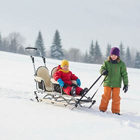 Sanie pentru gemeni Duo Sport - culoare scaun negru