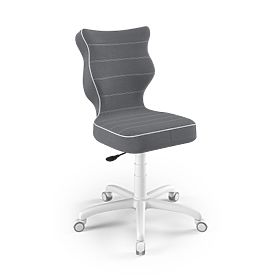 Scaun ergonomic pentru birou ajustat la înălțimea de 146-176,5 cm - gri închis