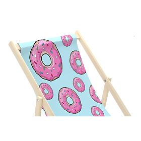Scaun de plajă Pink Donuts, Chill Outdoor