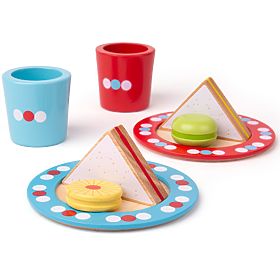 Set Bigjigs Toys Gustare cu buline, Bigjigs Toys