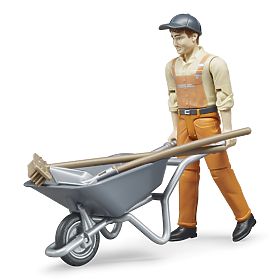 Set Bruder BWORLD comunal cu figură