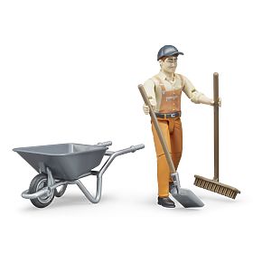 Set Bruder BWORLD comunal cu figură