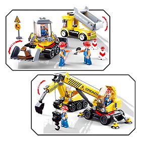 Set de construcție Sluban Town Constructori M38-B0810 - Șantier
