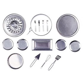 Set de copt cu forme din oțel inoxidabil
