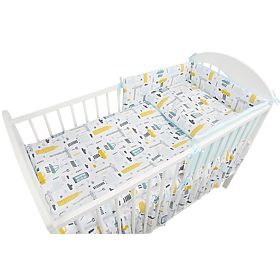 Set lenjerie de pat 135x100 cm City - turcoaz