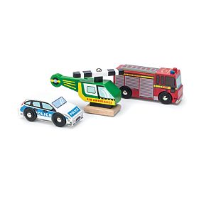 Set de mașinuțe de salvare Le Toy Van