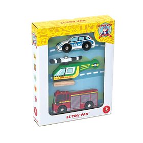 Set de mașinuțe de salvare Le Toy Van