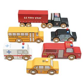 Set de mașinuțe Le Toy Van New York, Le Toy Van