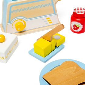 Set de mic dejun din lemn, Bigjigs Toys