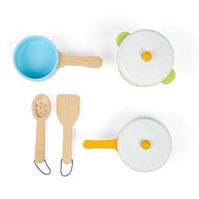 Set de vase Bigjigs Toys 7 piese, Bigjigs Toys