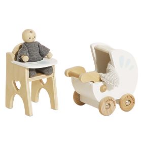 Set Le Toy Van bebeluș cu accesorii design nou, Le Toy Van