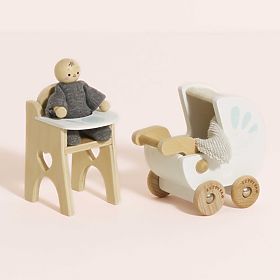 Set Le Toy Van bebeluș cu accesorii design nou, Le Toy Van