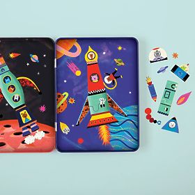 Set magnetic Mudpuppy Construiește-ți o rachetă, Mudpuppy