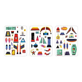Set magnetic Mudpuppy Construiește-ți o rachetă