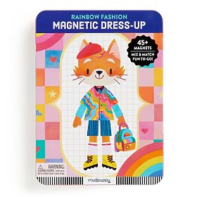 Set magnetic Mudpuppy Îmbrăcatul în culorile curcubeului, Mudpuppy