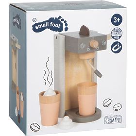 small foot Aparat de cafea din lemn cu accesorii Tasty gri