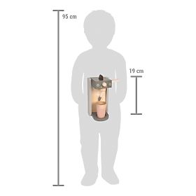small foot Aparat de cafea din lemn cu accesorii Tasty gri