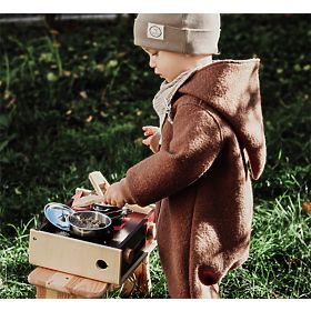 small foot Aragaz de camping din lemn