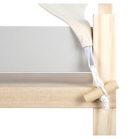 small foot Căsuță pentru păpuși cu mobilier, naturală