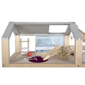 small foot Căsuță pentru păpuși cu mobilier, naturală, small foot