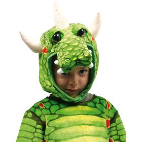 small foot Costum dragon verde