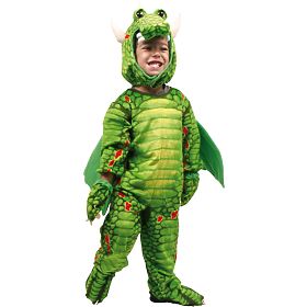 small foot Costum dragon verde