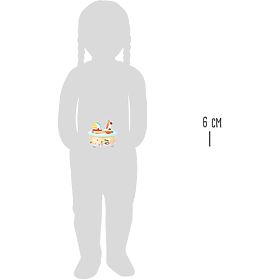 small foot Cutie muzicală cu elefant și papagal, small foot