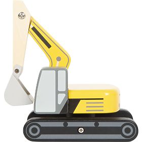 small foot Excavator cu șenile din lemn
