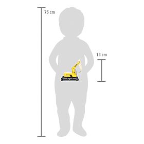 small foot Excavator cu șenile din lemn, small foot