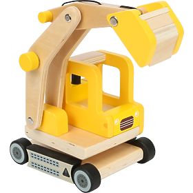 small foot Excavator din lemn cu cupă, small foot