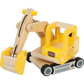 small foot Excavator din lemn cu cupă, small foot
