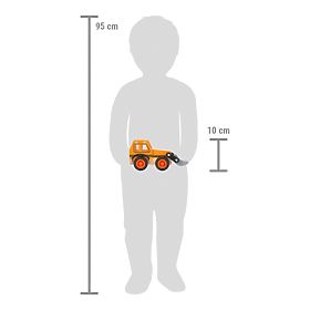 small foot Excavator din lemn