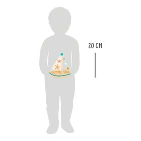 small foot Jucărie de apă barcă cu pânze stea de mare